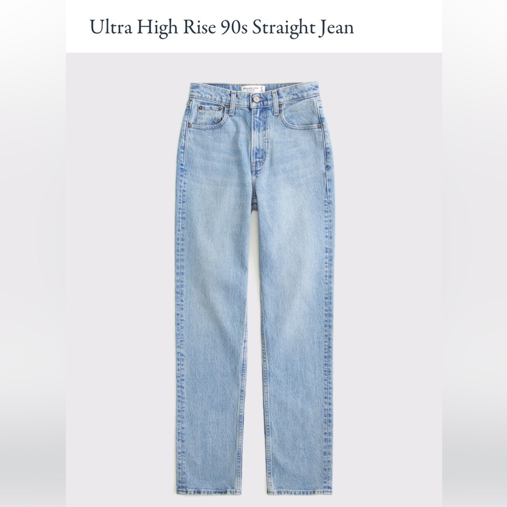 Abercrombie & Fitch Ultra High Rise 90s Straight Jeans